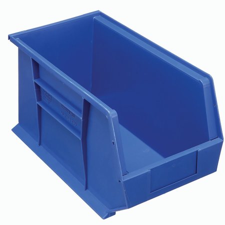 QUANTUM STORAGE SYSTEMS Storage Bin, Plastic, 9 in H, Blue QUS265BL